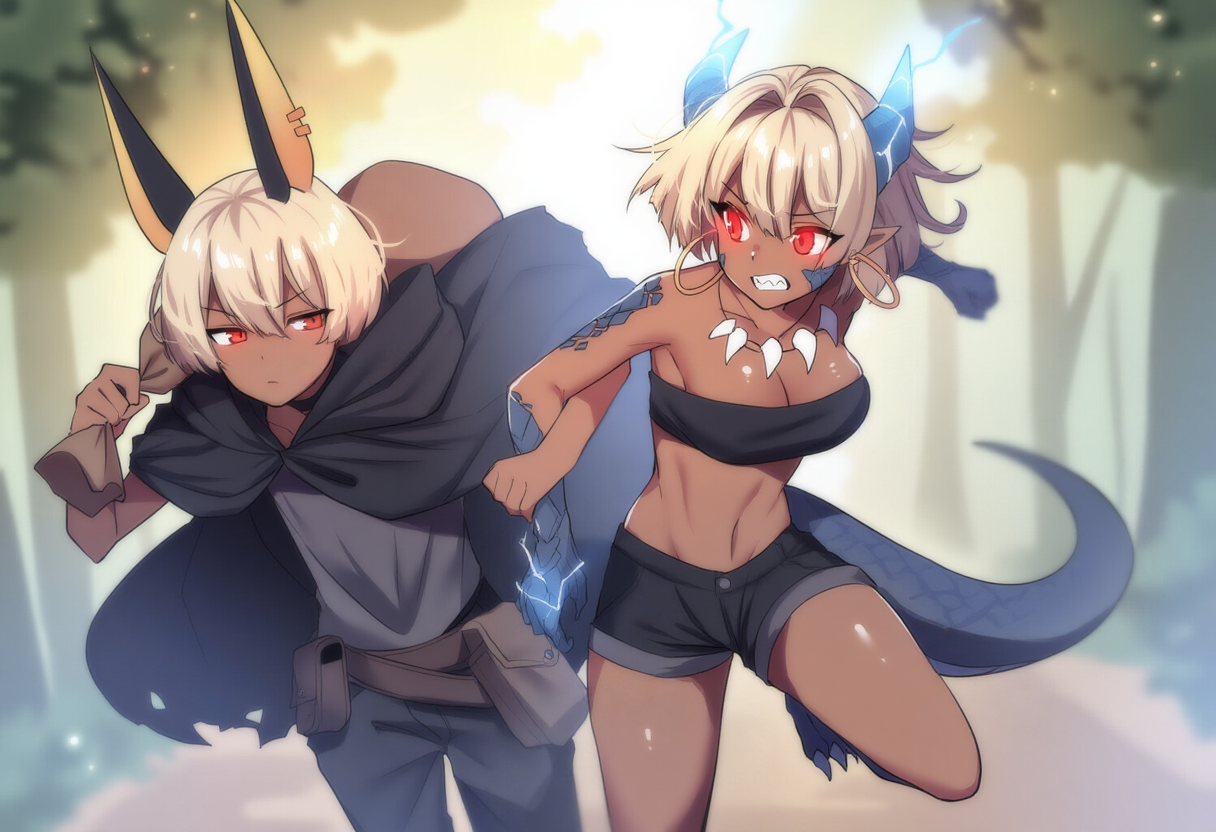 1girl, 1boy_, (( ,artist_hinghoi ,artist_mochizuki mochi ))_,misty forest path s-2718813363.png
