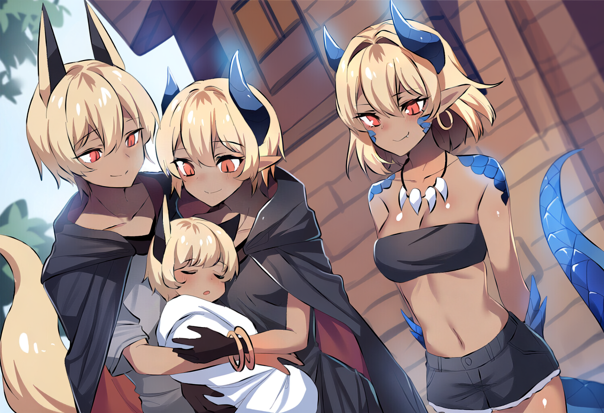 2girls, 2boys, _,2.0_pointy ears_,0.4_artist_cola (gotouryouta)_ ,0.4_ar s-1886608955.png
